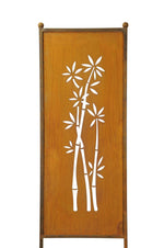 Lade das Bild in den Galerie-Viewer, Stele Metall &quot;Bambus&quot; Sichtschutz Edelrost  in 2 Größen wählbar
