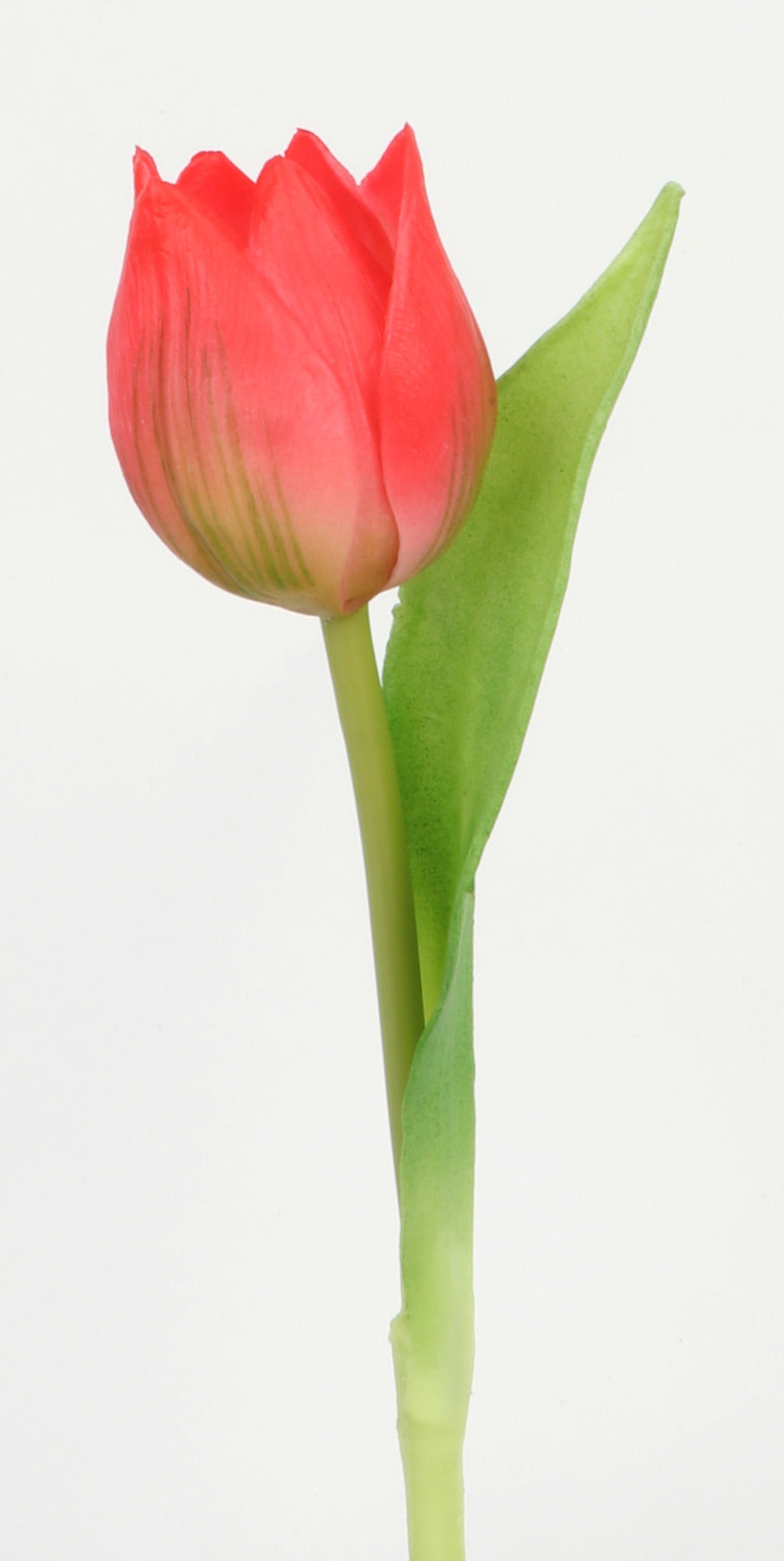 6x Tulpen künstlich mini L19cm Real Touch Kunstblumen dunkelrosa Frühling Deko