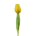 Lade das Bild in den Galerie-Viewer, 6x Tulpen künstlich mini L19cm Real Touch Kunstblumen gelb Frühling Deko

