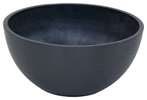 Schale Ecostone Ø35cm H17cm schwarz Pflanzkübel Miniteich Pflanzgefäß Pflanzschale