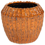 Lade das Bild in den Galerie-Viewer, Blumentopf Topf Übertopf amber Ide Rib 2Größen wählbar
