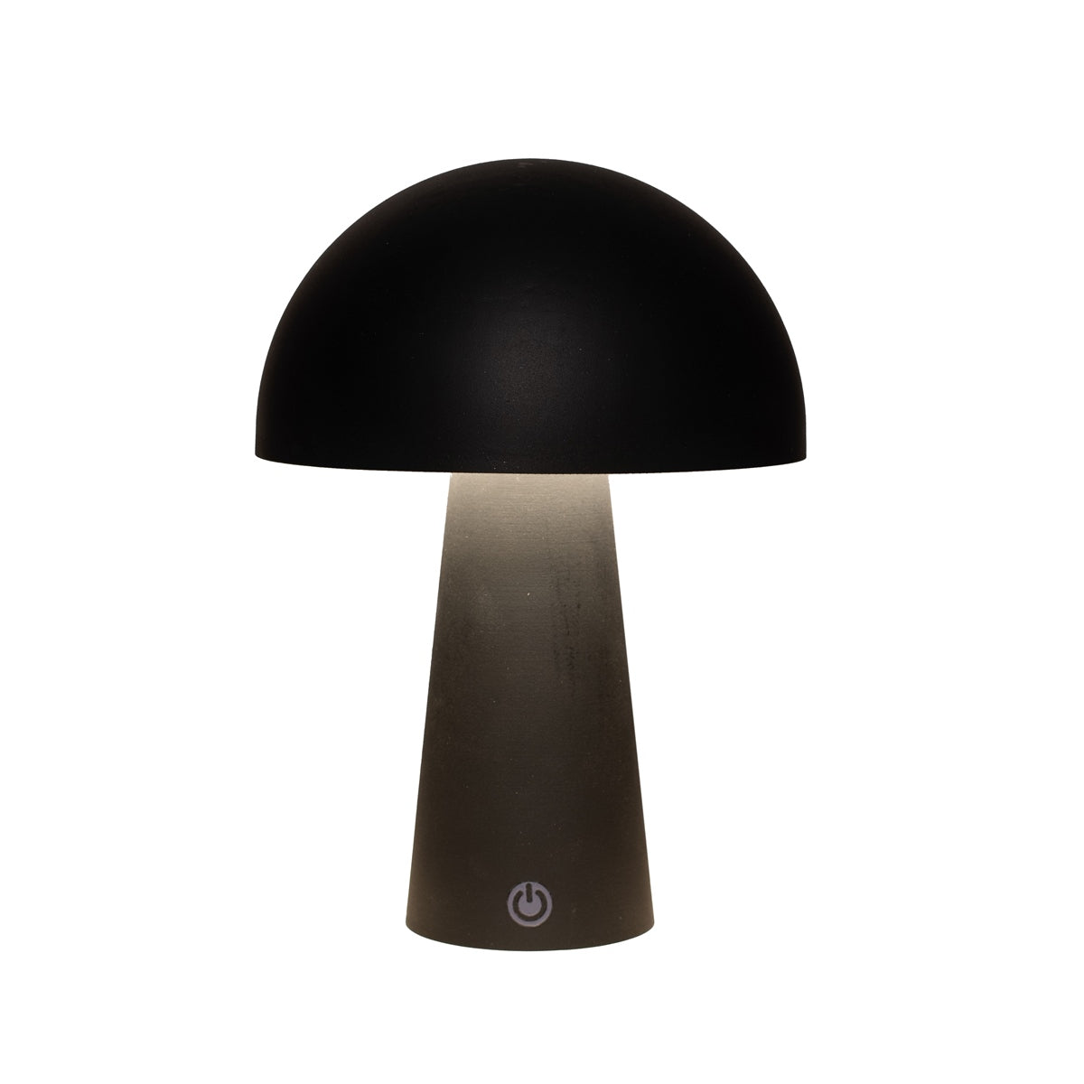 LED Tischlampe kabellos 15x21cm Matt Schwarz Touch-Dimmer 3 Lichtfarben (2800K–6000K) Akku Tischleuchte mit USB-Kabel 80cm Moderne LED Lampe für Wohnzimmer, Schlafzimmer & Terrasse