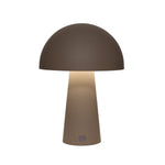 Lade das Bild in den Galerie-Viewer, LED Tischlampe kabellos 15x21cm Matt Taupe Touch-Dimmer 3 Lichtfarben (2800K–6000K) Akku Tischleuchte mit USB-Kabel 80cm Moderne LED Lampe für Wohnzimmer, Schlafzimmer &amp; Terrasse
