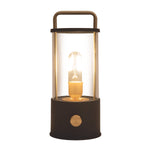 Lade das Bild in den Galerie-Viewer, LED Laterne IP44 Warmweiß dimmbar USB matt schwarz 11x H25cm Warmweißes Licht, stufenlos dimmbar, IP44, USB-Anschluss Innen &amp; Außen
