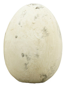 Ei VALO Keramik  creme Vintage Osterei Ø11cm H15cm