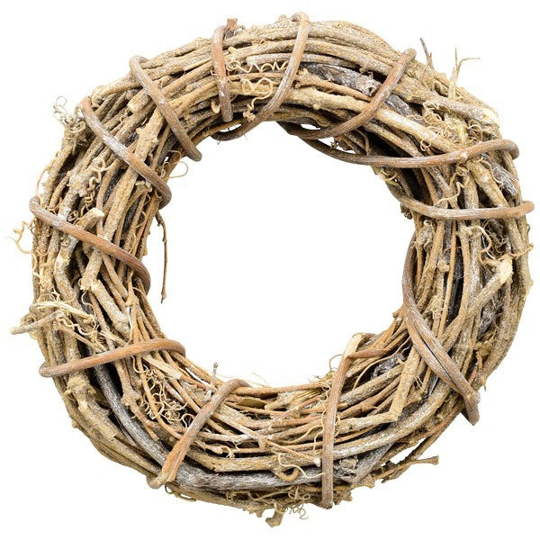 Türkranz natur Willow Rattan Kranz Ø23 + 32cm 2Größen wählbar