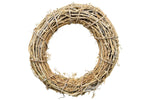 Lade das Bild in den Galerie-Viewer, Türkranz natur Willow Rattan Kranz Ø23 + 32cm 2Größen wählbar
