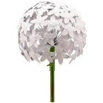 Lade das Bild in den Galerie-Viewer, Allium-Stecker Metall Gartenstecker weiß in 2 Größen
