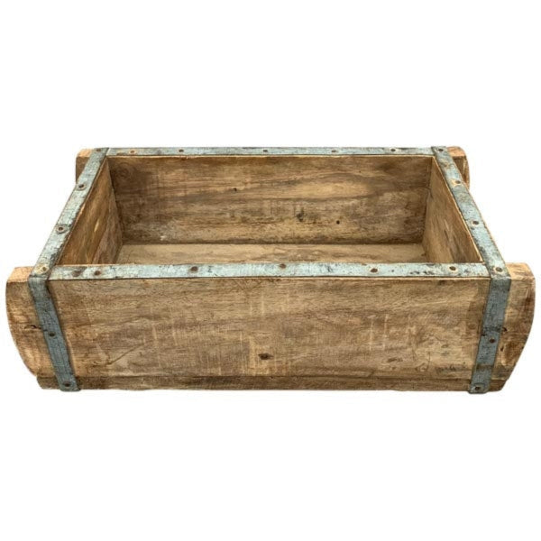 Pflanzkasten Ziegelform 32x14cm H9cm Aufbewahrung Holz-Box Holz-Kiste Deko
