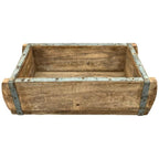 Pflanzkasten Ziegelform 32x14cm H9cm Aufbewahrung Holz-Box Holz-Kiste Deko