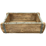 Lade das Bild in den Galerie-Viewer, Pflanzkasten Ziegelform 32x14cm H9cm Aufbewahrung Holz-Box Holz-Kiste Deko
