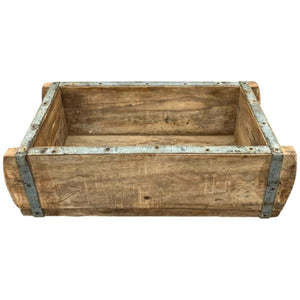 Pflanzkasten Ziegelform 32x14cm H9cm Aufbewahrung Holz-Box Holz-Kiste Deko