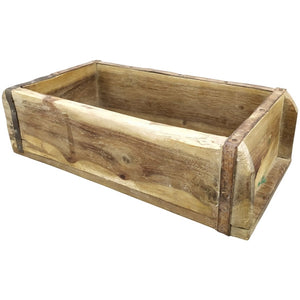 Pflanzkasten Ziegelform 32x14cm H9cm Aufbewahrung Holz-Box Holz-Kiste Deko