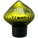 Lade das Bild in den Galerie-Viewer, SchwimmLinse Surplus hellgrün Glas Schwimmkegel H6,5cm +9,5cm schwimmend Teich Deko Miniteich Glas 2Größen wählbar
