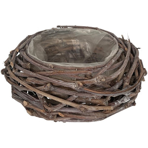 Pflanzkorb mit Folie natur Weinrebe Pflanztopf Ø9+18+30cm Pflanzgefäß  3Größen wählbar