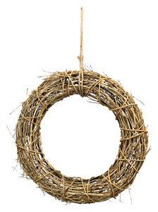 Türkranz natur Kranzhänger Willow Rattan Kranz Ø29 + 39cm 2Größen wählbar