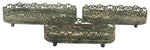 Lade das Bild in den Galerie-Viewer, Tablett Metall 3-teilig Dekotabletts in 38×16×8cm, 33×13×8cm &amp; 26×11×8cm Vintage/Industrial Stil Serviertablett &amp; Deko-Ablage für Küche, Wohnzimmer &amp; Bad
