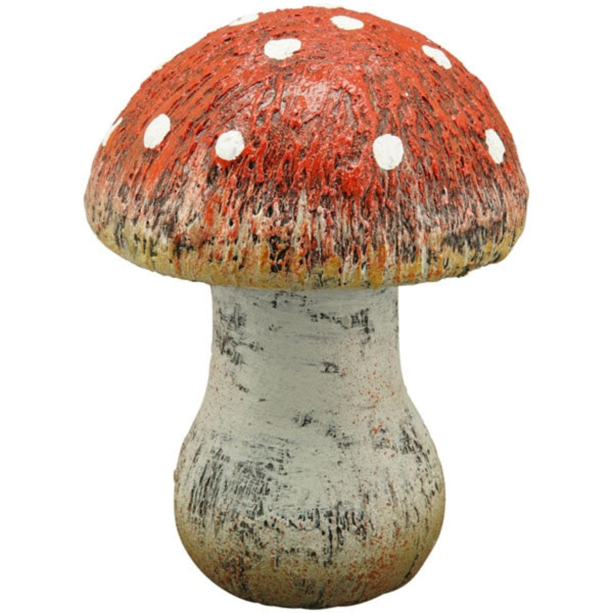 Pilz Keramik Garten Wald rot-natur Ø14cm H18cm Herbst Herbstdeko Dekoration
