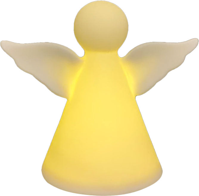 LED Engel Porzellan weiß H8cm/12cm/18cm Weihnachten 2Größen wählbar