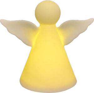 LED Engel Porzellan weiß H8cm/12cm/18cm Weihnachten 3Größen wählbar