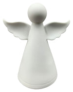 Lade das Bild in den Galerie-Viewer, LED Engel Porzellan weiß H8cm/12cm/18cm Weihnachten 3Größen wählbar
