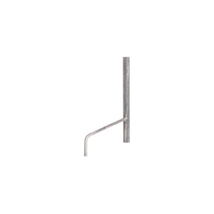Futterplatz Metall grau Rabe Ø21cm H133cm Futterstation Vogeltränke Gartenstecker