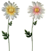 Lade das Bild in den Galerie-Viewer, Blumenstecker 2fach sort. 35x21cm H153cm Dekorativer Gartenstecker Blume aus Metall wetterfest für Garten, Beet, Terrasse &amp; Veranda
