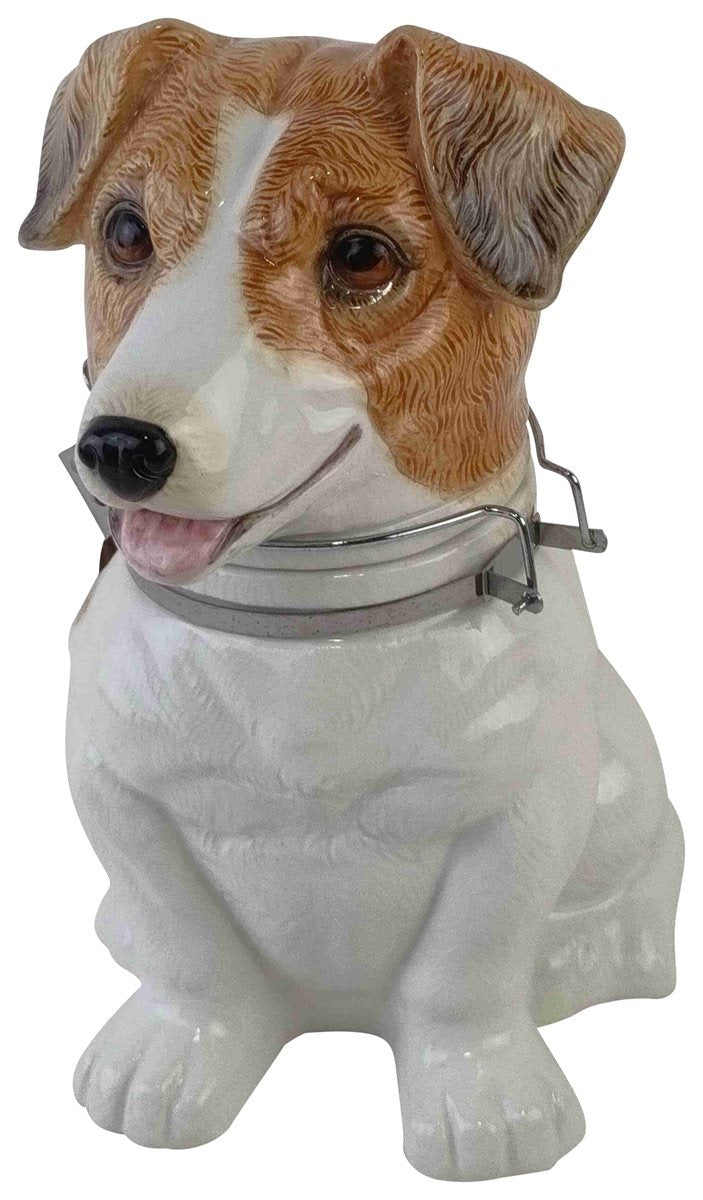Candy Bowl Hund Terrier Keramik 18x14cm 24cm – Dekorativer Süßigkeitenhalter mit Schale – Bonbonschale für Süßigkeiten, Snacks, Nüsse und Schokolade – Wohn- und Tischdekoration