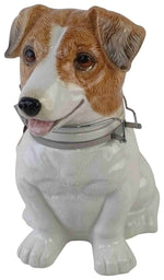 Lade das Bild in den Galerie-Viewer, Candy Bowl Hund Terrier Keramik 18x14cm 24cm – Dekorativer Süßigkeitenhalter mit Schale – Bonbonschale für Süßigkeiten, Snacks, Nüsse und Schokolade – Wohn- und Tischdekoration
