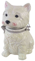 Candy Bowl Hund Westie Keramik 18x14cm 24cm – Dekorativer Süßigkeitenhalter mit Schale – Bonbonschale für Süßigkeiten, Snacks, Nüsse und Schokolade – Wohn- und Tischdekoration