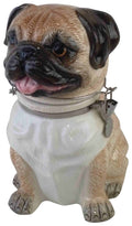 Candy Bowl Hund Bulldogge Keramik 18x14cm 24cm – Dekorativer Süßigkeitenhalter mit Schale – Bonbonschale für Süßigkeiten, Snacks, Nüsse und Schokolade – Wohn- und Tischdekoration