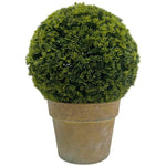 Lade das Bild in den Galerie-Viewer, BuchsBaum Kugel im Terratopf ArtificialNature grün kunstlich Ø21cm H30cm +Ø26cm H35cm für Home Wohnzimmer Balkon Garten Außendekoration 2Größen wählbar
