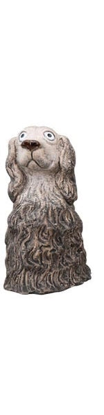 Lade das Bild in den Galerie-Viewer, Zaunfigur Zaunhocker Hund Marta Stoneware 20x19,1x21,5 cm Pfostenhocker Dekofigur Garten 4Modelle wählbar
