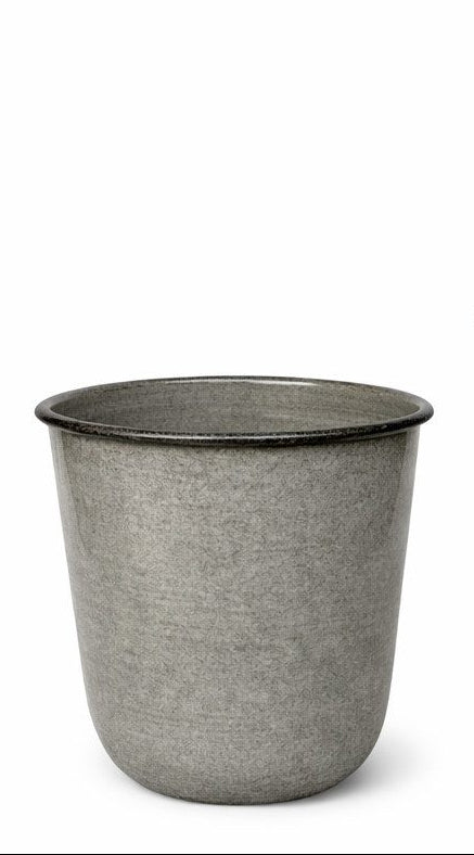Kübel Metall Pflanzgefäß sand Pflanztopf Ø26+28+32cm Blumenkübel Pflanzschale Blumentopf Garten 3Größen wählbar