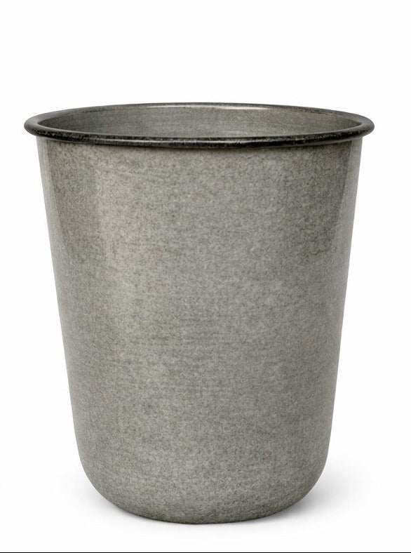 Kübel Metall Pflanzgefäß sand Pflanztopf Ø26+28+32cm Blumenkübel Pflanzschale Blumentopf Garten 3Größen wählbar