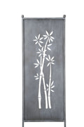 Stele Bambus grau Metall in 3 Größen wählbar
