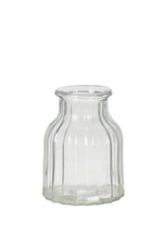 Lade das Bild in den Galerie-Viewer, 2x Glasvase Vase klar Ø11cm H15cm Tischvase
