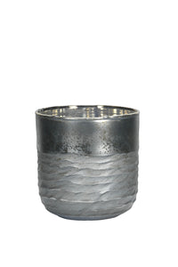 Windlicht Glas türkis Teelichthalter Ø10cm H10cm