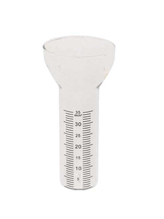 Regenmesser Ersatzglas aus Glas 35mm Niederschlagsmesser Regenwassermesser