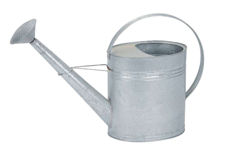 Gießkanne Metall Zink 10Liter Kanne Landhaus Garten 62x18,5x H38cm Gartendeko