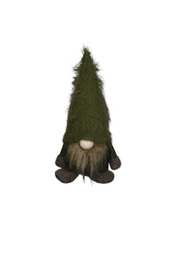 Wichtel Weihnachtswichtel Stoff H17cm + H26cm grün/braun Weihnachtsdeko Herbst Weihnachten Kantenhocker 2Größen wählbar
