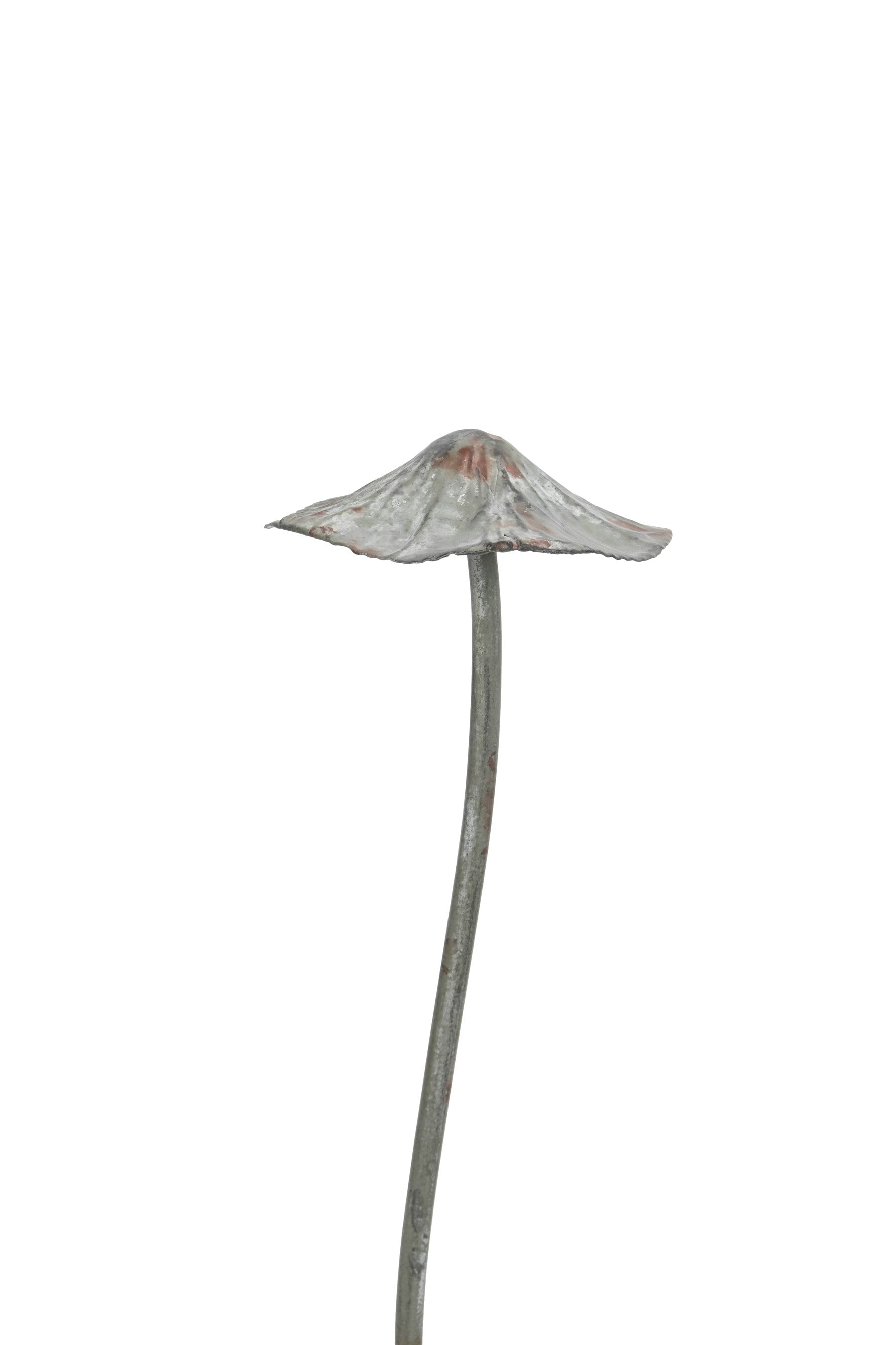 Pilz Metall Gartenstecker Wald grau/braun H31cm + H41cm Stecker Herbst Garten 2Größen wählbar