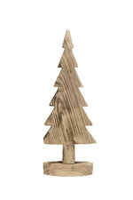 Lade das Bild in den Galerie-Viewer, Holz Tanne Baum Dekotanne zum Stellen H60cm/H80cm/H100cm Advent Winter Weihnachten Tisch Fenster Aufsteller Dekoration 3Größen wählbar
