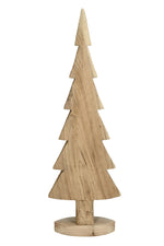 Lade das Bild in den Galerie-Viewer, Holz Tanne Baum Dekotanne zum Stellen H60cm/H80cm/H100cm Advent Winter Weihnachten Tisch Fenster Aufsteller Dekoration 3Größen wählbar
