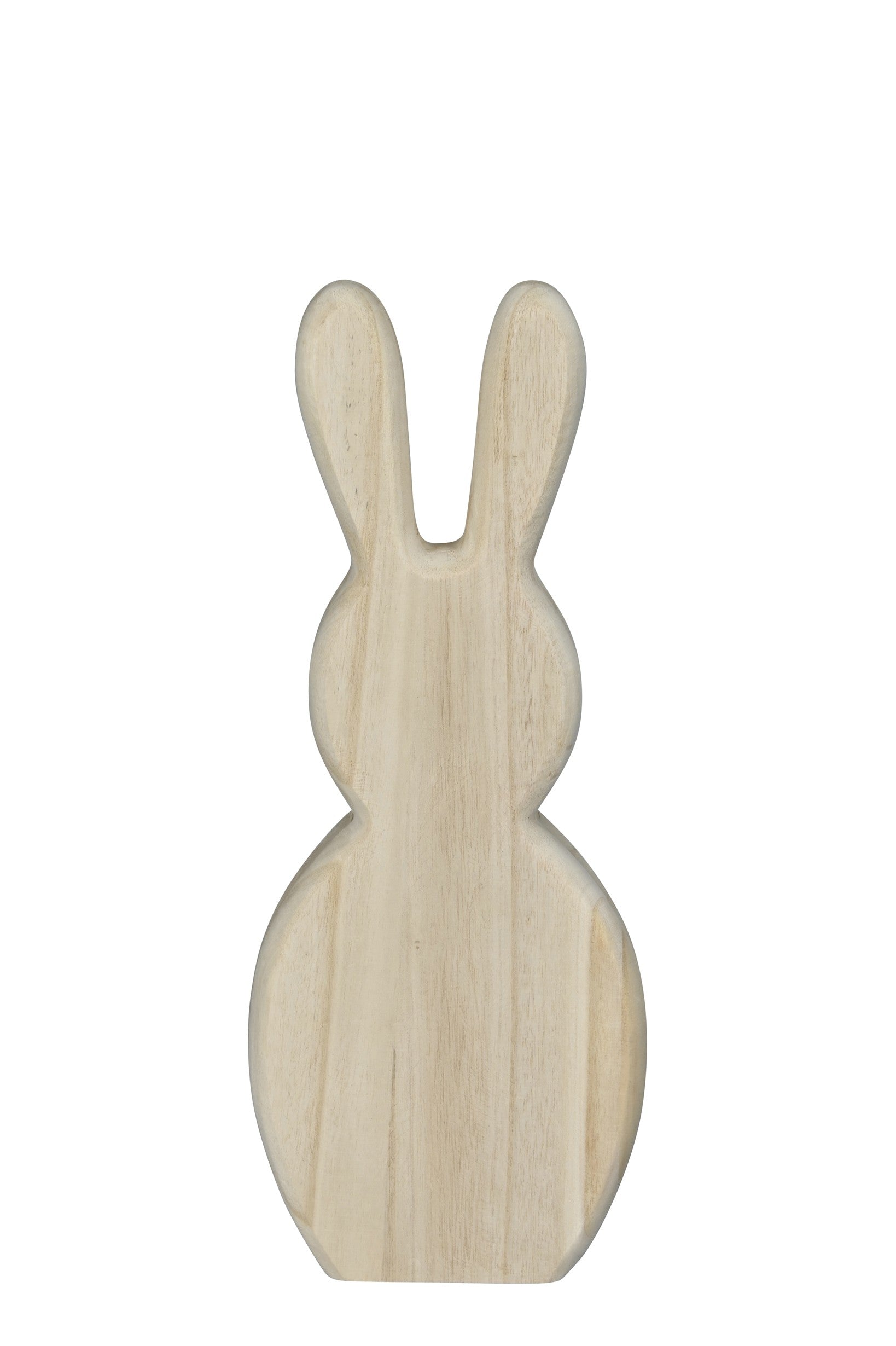 Holz Hase natur H30cm /50cm/70cm Osterhase aus Paulowniaholz Dekofigur Natürliche Skulptur aus leichtem  Holz schlichtem Design Ostern 3Größen wählbar