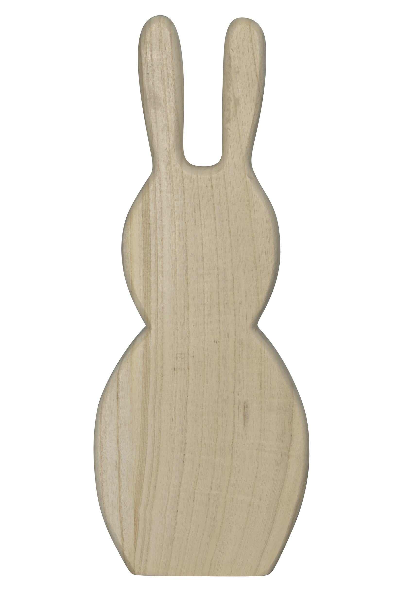 Holz Hase natur H30cm /50cm/70cm Osterhase aus Paulowniaholz Dekofigur Natürliche Skulptur aus leichtem  Holz schlichtem Design Ostern 3Größen wählbar