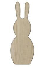 Lade das Bild in den Galerie-Viewer, Holz Hase natur H30cm /50cm/70cm Osterhase aus Paulowniaholz Dekofigur Natürliche Skulptur aus leichtem  Holz schlichtem Design Ostern 3Größen wählbar
