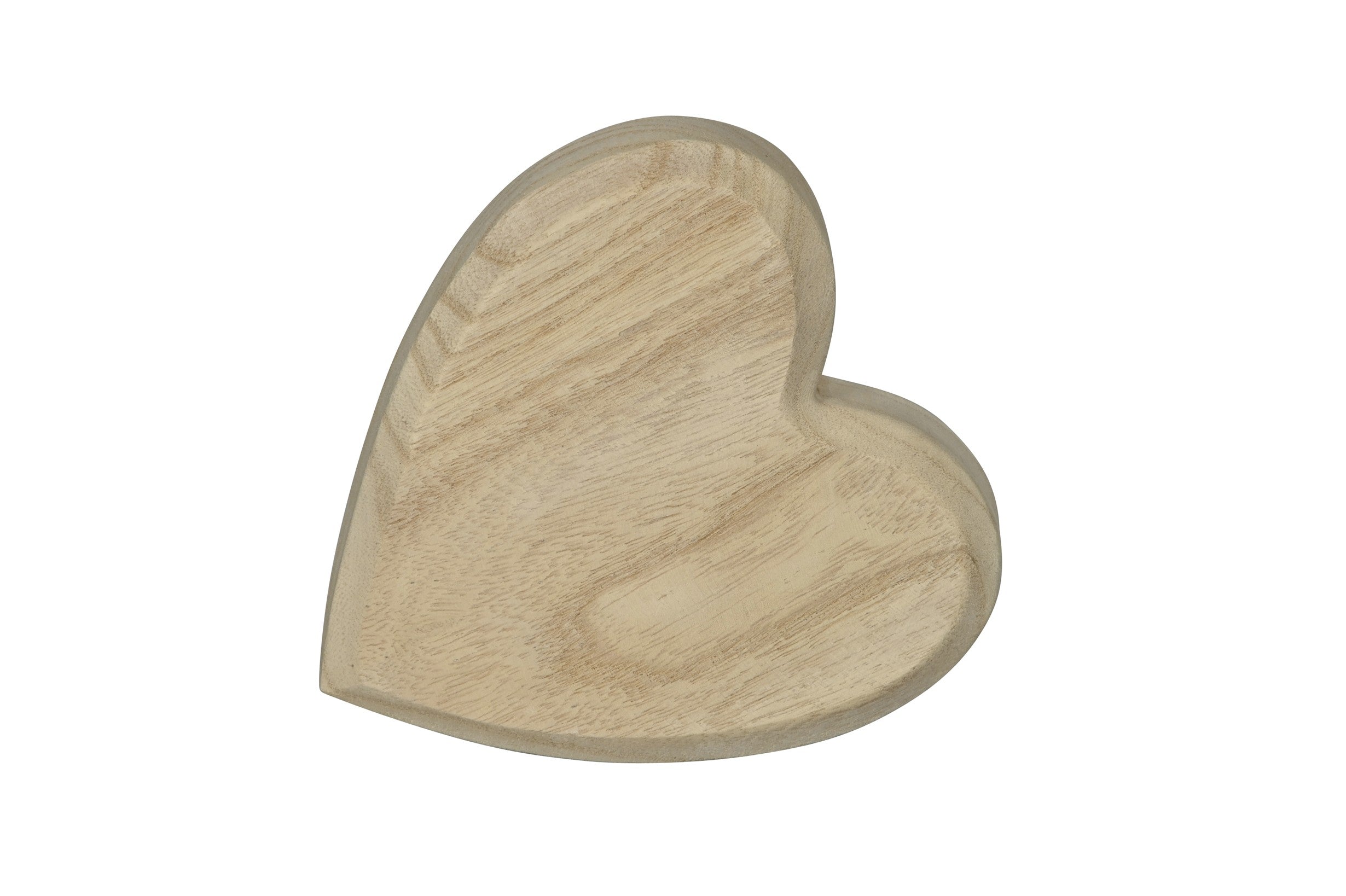Holz-Herz natur H19cm / H31cm Deko Herz aus Holz für Wand & Tisch Rustikale Holzdeko für Zuhause, Hochzeit, Valentinstag & Geschenk 2Größen wählbar