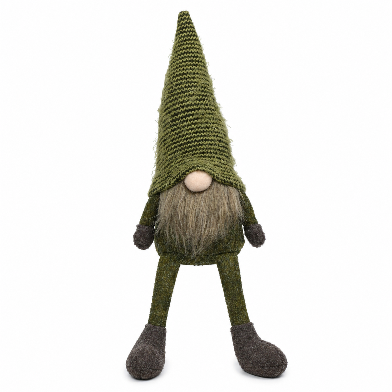 Wichtel Weihnachtswichtel Kantenhocker Stoff H29cm + H49cm grün Weihnachtsdeko Herbst Weihnachten Kantenhocker 2Größen wählbar