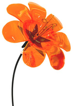 Lade das Bild in den Galerie-Viewer, Sonnenfänger Ringelblume 2erSet am Swingstab Gartenstecker Ø14cm H84cm orange Stecker Garten
